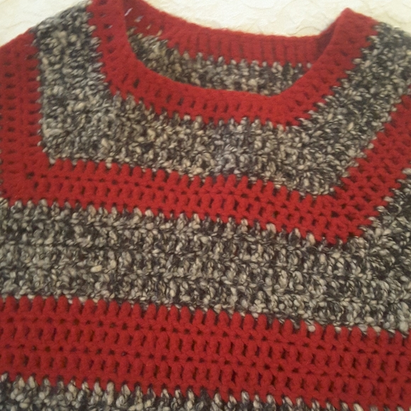 Vintage boho  hand made poncho - Picture 2 of 3